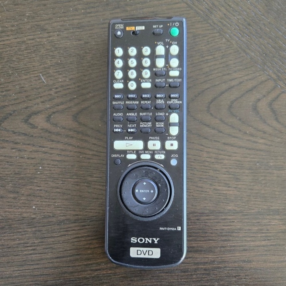 Sony RMT-D112A DVD Player Remote Control - Tested &‎ Working